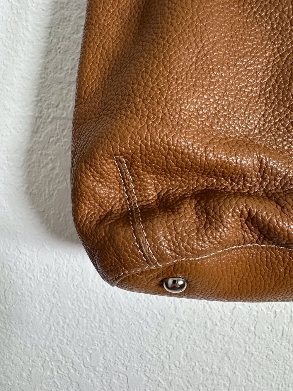 Tignanello Pebble Leather Satchel - Picture 10 of 14